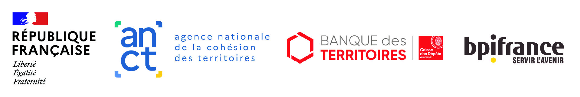 Logos des financeurs de CitésLab
